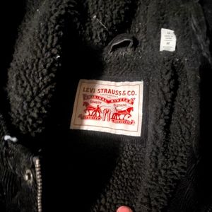 Corduroy levi sherpa lined jacket